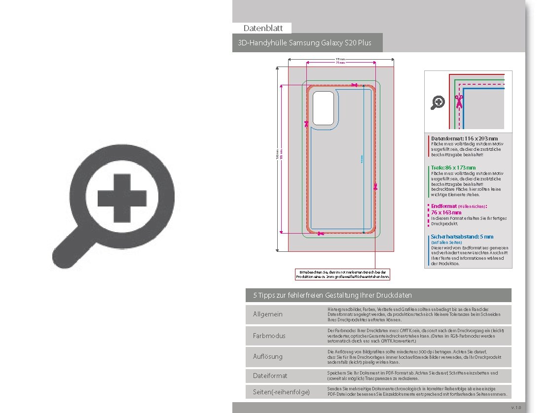 Product Bild standard-handyh__lle_f__r_samsung_s20_plus__4_0-farbig_einseitig_bedruckt